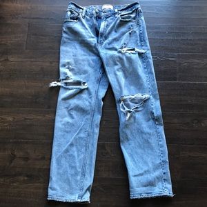 Abercrombie Ankle Straight Ultra High Rise 30/10L